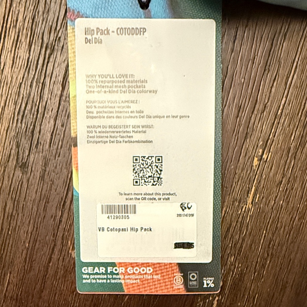 Cotopaxi Blue and Yellow Daisy Bag - Picture 2 of 3